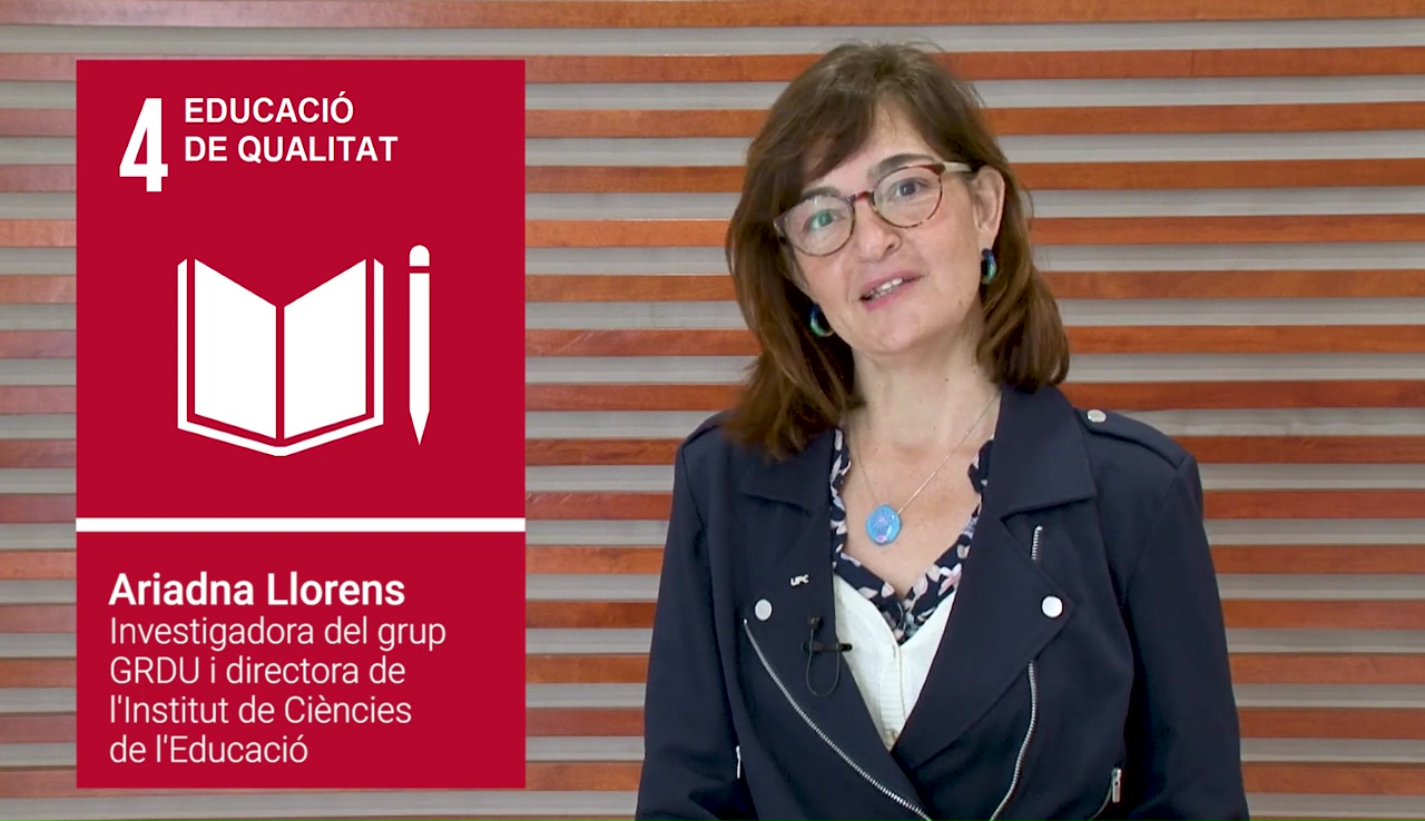 Accions UPC per a l'ODS 4: Educació de qualitat, amb Ariadna Llorens